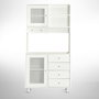 Hanah Home Armario Multiusos Grano 96 - Blanco